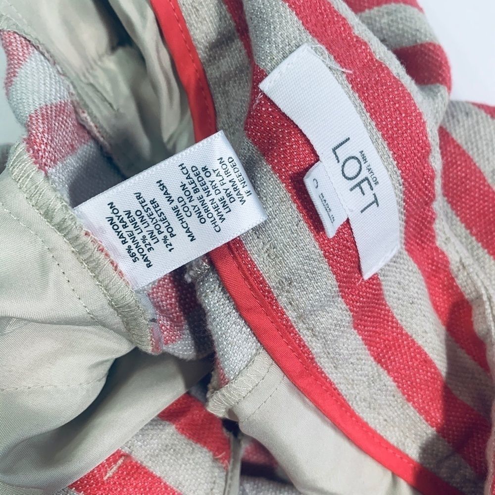 EUC LOFT Striped Riviera Short with 4 Inch Inseam - Picture 7 of 11
